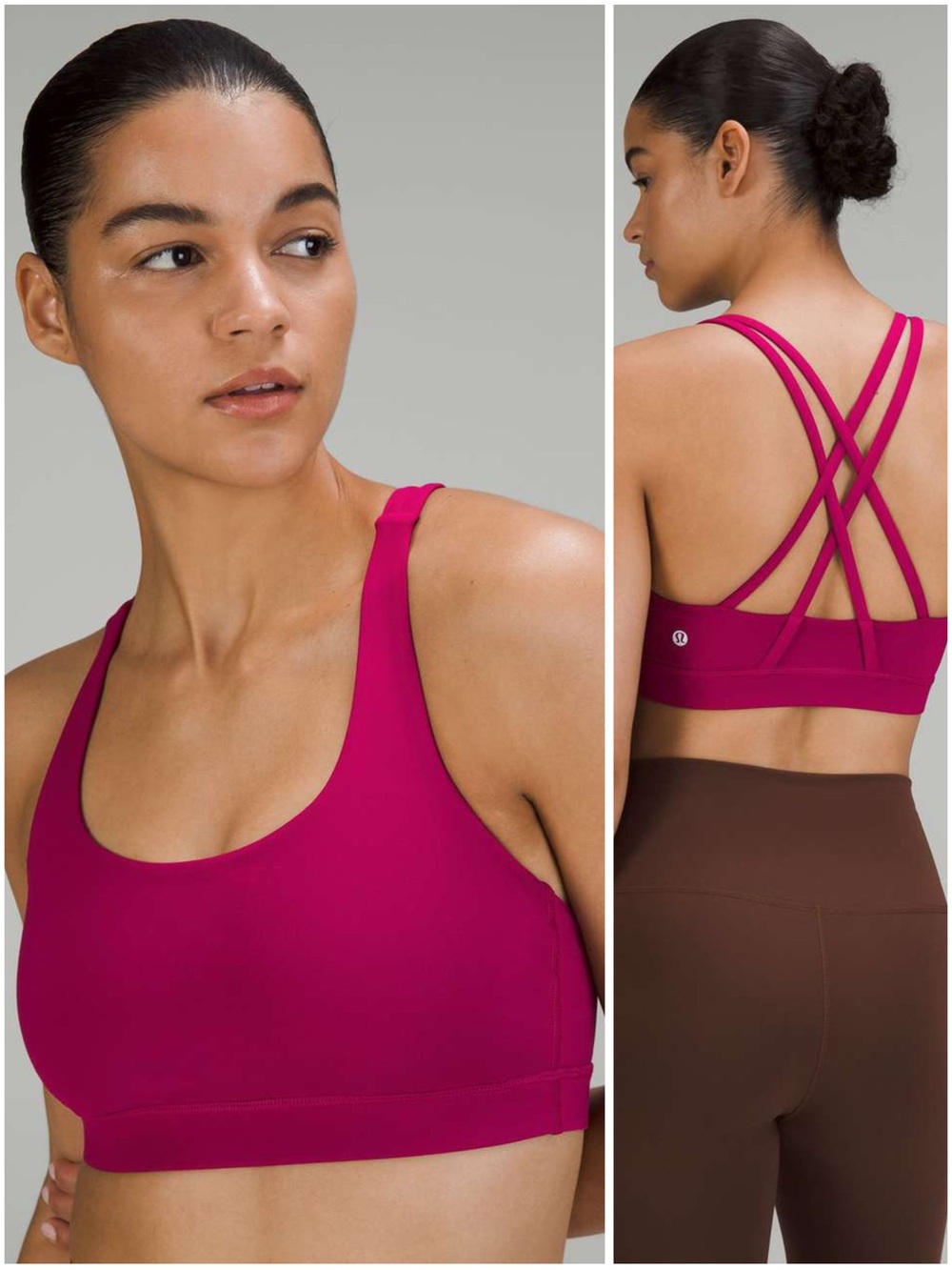 Lululemon Energy Bra Wild Berry